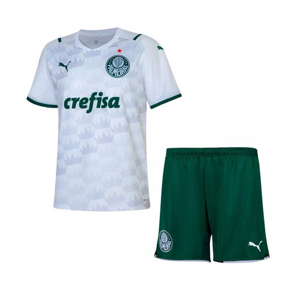 Camiseta Palmeiras 2ª Kit Niño 2021 2022 Blanco